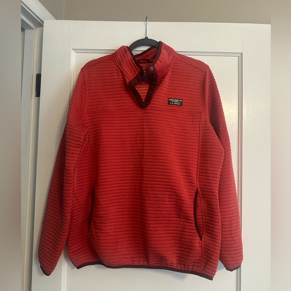LLBean 1/4 Button Top - XL Tall
